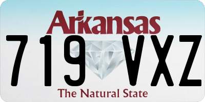 AR license plate 719VXZ
