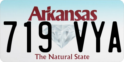 AR license plate 719VYA