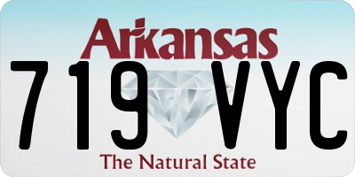 AR license plate 719VYC