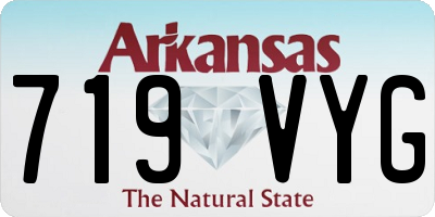AR license plate 719VYG