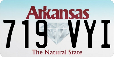 AR license plate 719VYI