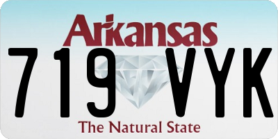 AR license plate 719VYK
