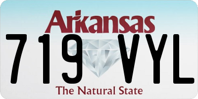 AR license plate 719VYL
