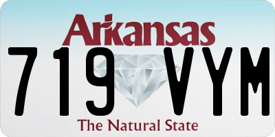 AR license plate 719VYM