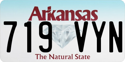 AR license plate 719VYN