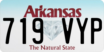 AR license plate 719VYP