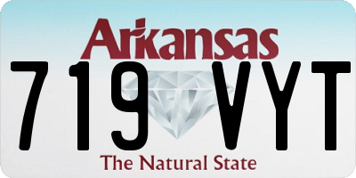 AR license plate 719VYT
