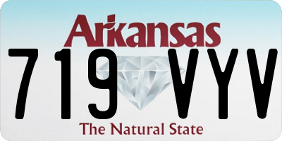 AR license plate 719VYV
