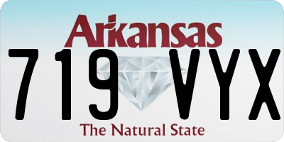 AR license plate 719VYX