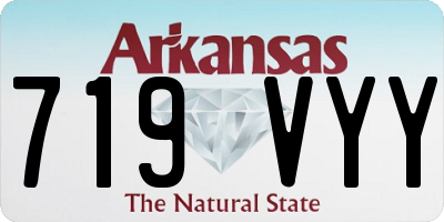 AR license plate 719VYY