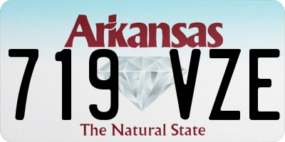 AR license plate 719VZE