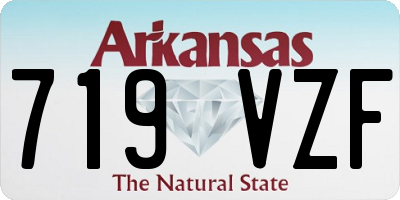 AR license plate 719VZF