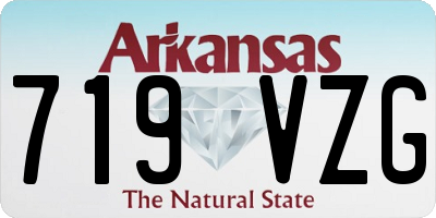 AR license plate 719VZG