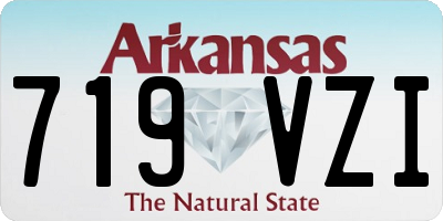 AR license plate 719VZI
