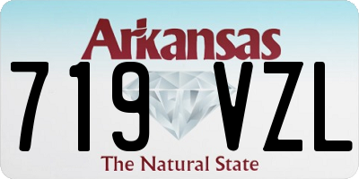 AR license plate 719VZL