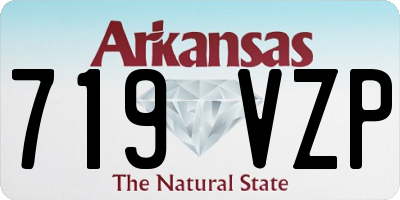 AR license plate 719VZP