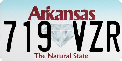 AR license plate 719VZR