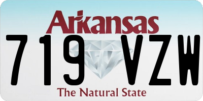 AR license plate 719VZW