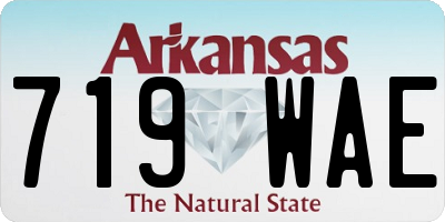 AR license plate 719WAE