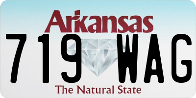 AR license plate 719WAG
