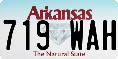 AR license plate 719WAH
