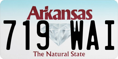 AR license plate 719WAI