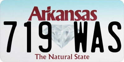 AR license plate 719WAS
