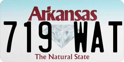 AR license plate 719WAT