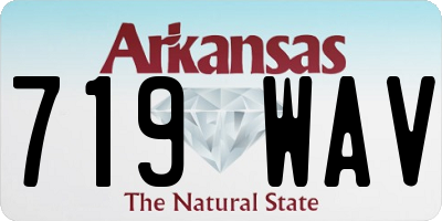 AR license plate 719WAV