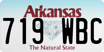 AR license plate 719WBC