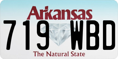 AR license plate 719WBD