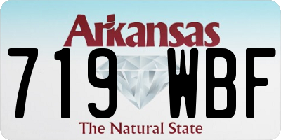 AR license plate 719WBF