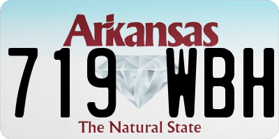 AR license plate 719WBH