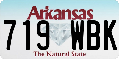 AR license plate 719WBK