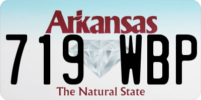 AR license plate 719WBP