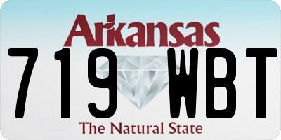 AR license plate 719WBT