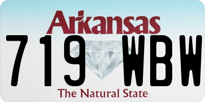 AR license plate 719WBW
