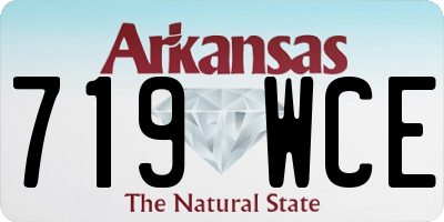 AR license plate 719WCE