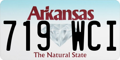 AR license plate 719WCI