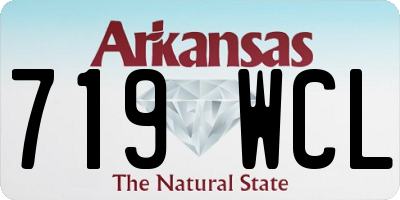 AR license plate 719WCL