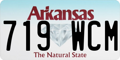 AR license plate 719WCM