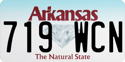 AR license plate 719WCN