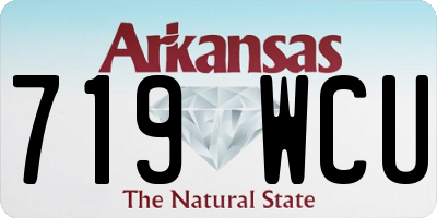 AR license plate 719WCU