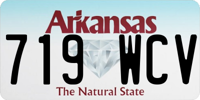 AR license plate 719WCV