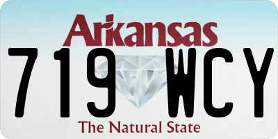 AR license plate 719WCY