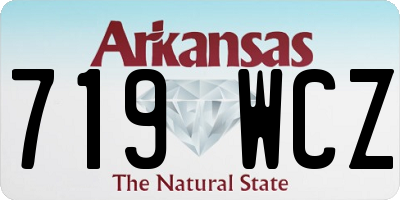 AR license plate 719WCZ