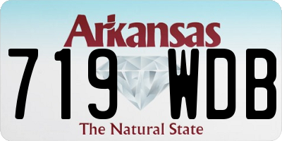AR license plate 719WDB