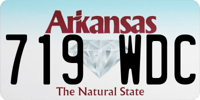 AR license plate 719WDC