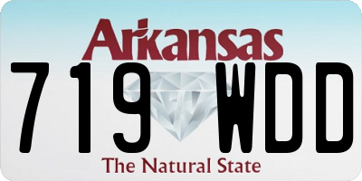 AR license plate 719WDD