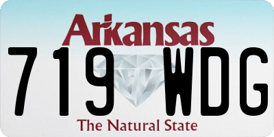 AR license plate 719WDG